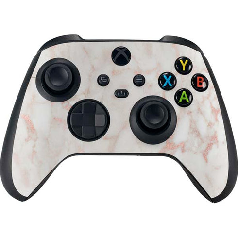 Rose Gold Marble Xbox Series X Bundle Skin